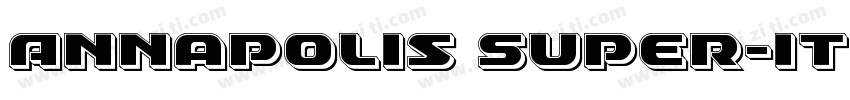 Annapolis Super-Ita字体转换